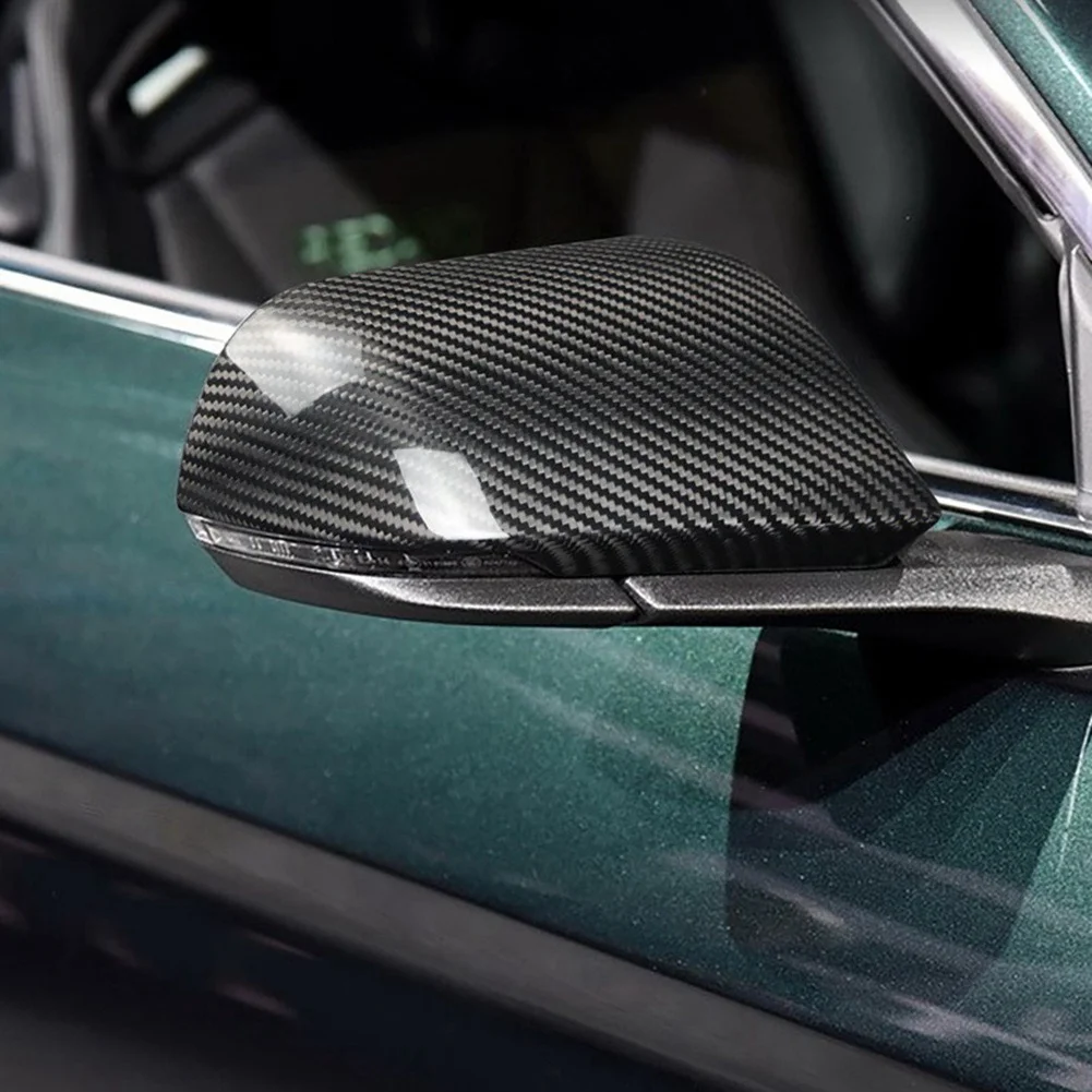 

Чехол из углеродного волокна для автомобильного зеркала заднего вида Ford Mustang 2015-2020