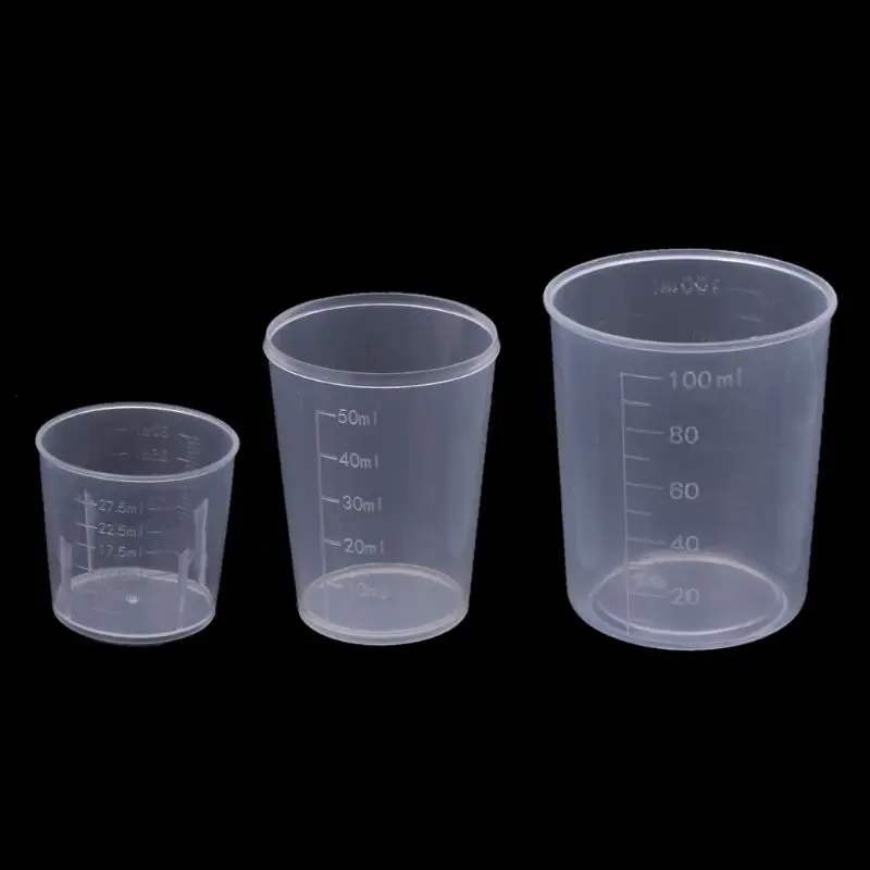 

3Pcs Multipurpose Measuring Cups Epoxy Mixing Cups Liquid Container Cups