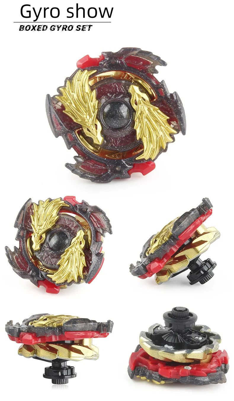 Фото Набор пусковой установки Beyblade Burst B00 Cho-Z Lost Longinus.N.Sp Gold Dragon Ver. Спиннинг Top Spin Gyro B-00 для детей №3