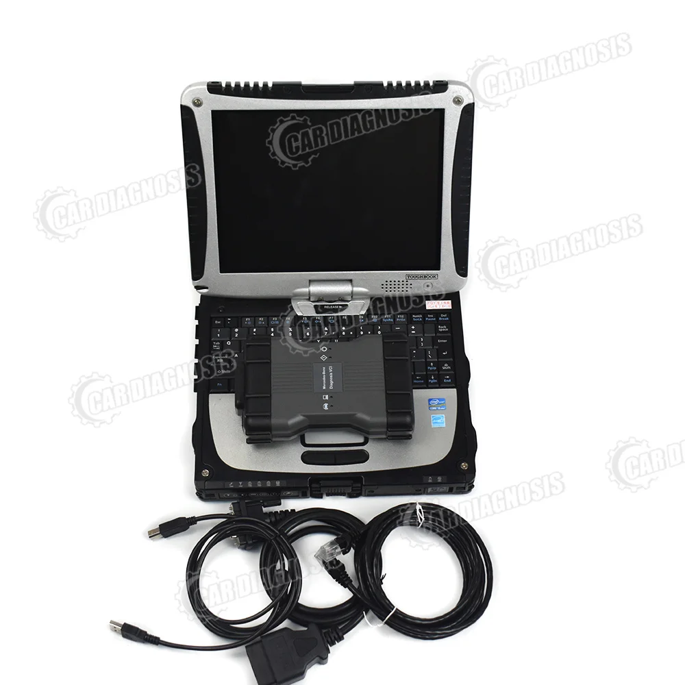 Мультиплексор MB Star C6 PK SD Connect c4/c5/c6 Xentry Epc Wis + CF19 для ноутбука BENZ диагностический