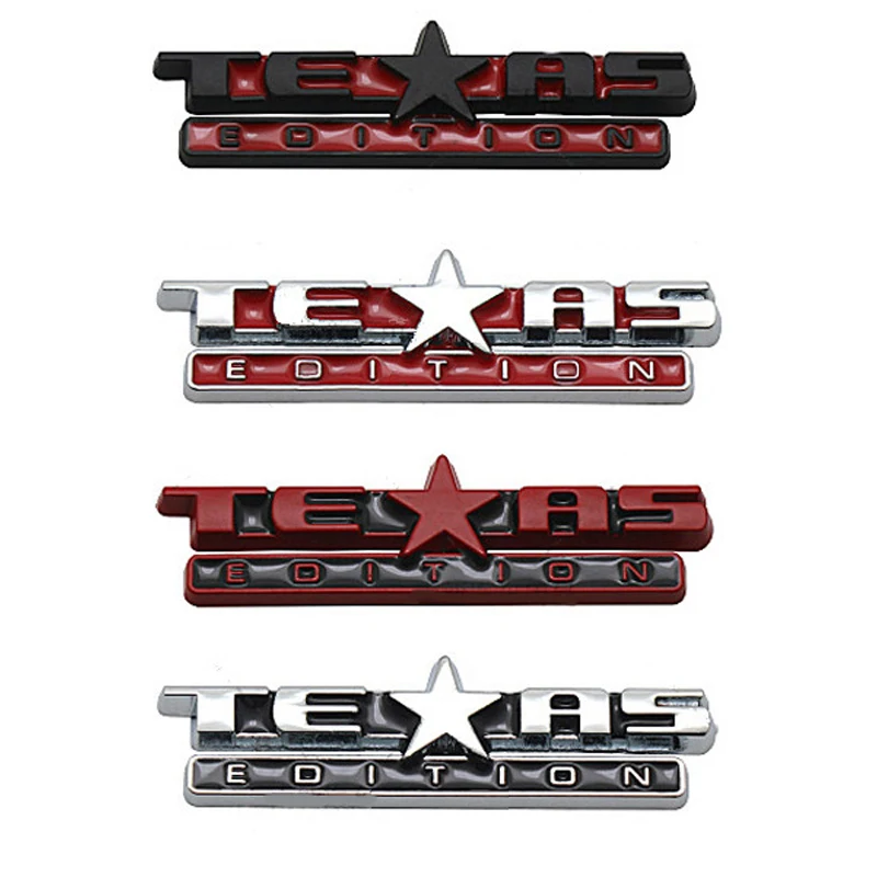 

Auto Steering Wheel Badge for Jeep Texas Edition Wrangler jk Rubion Grand Commander Liberty Renegade 3D Mini Interior Sticker
