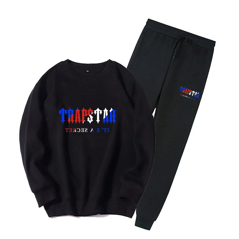 

Trapstar Hoodies Men Crew Tracksuit Men Sportswear Sets Aesthetic Hoodies Men Clothing Suit 2 Pieces Sweatshirt + Sweatpants