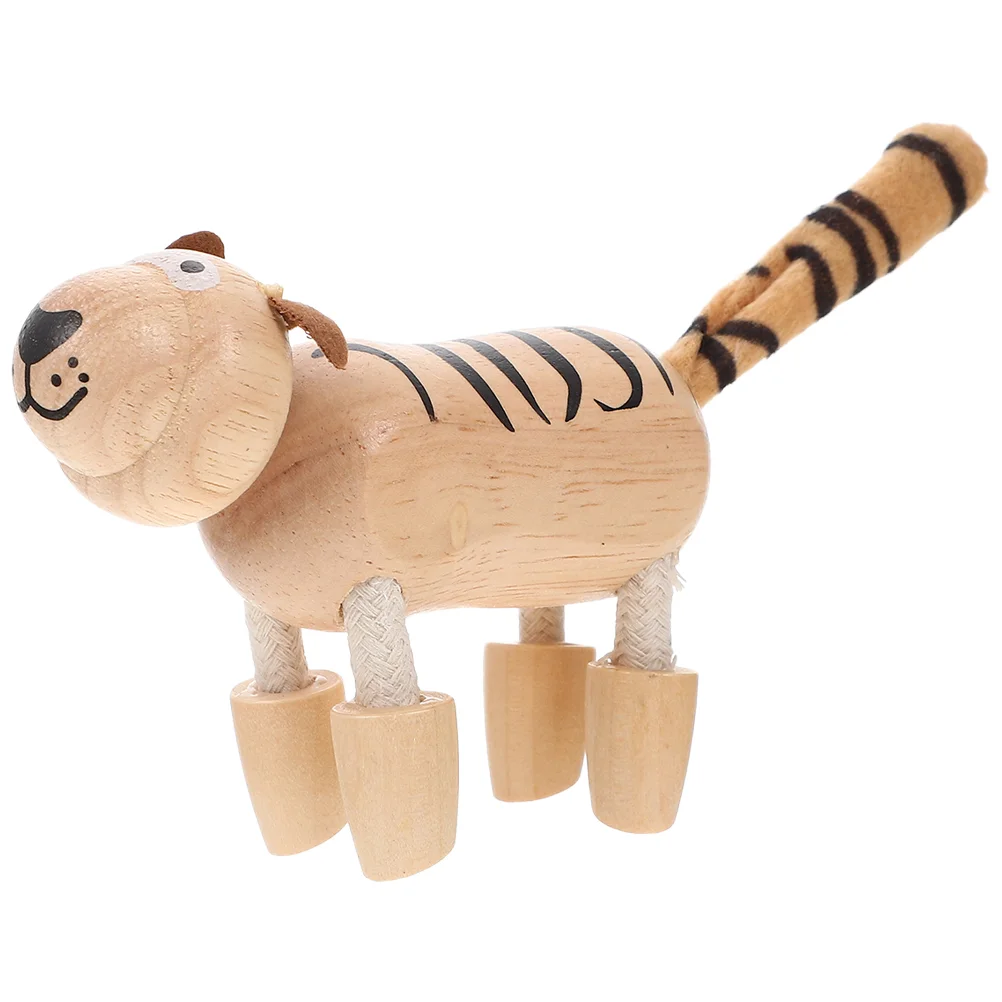 

Wooden Model Adornment Simulation Animal Adornment Desktop Decor Wooden Animal for Home Bedroom Living Room