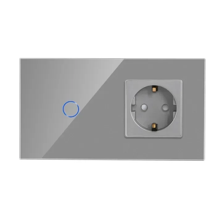 

Bingoelec серые стеклянные выключатели