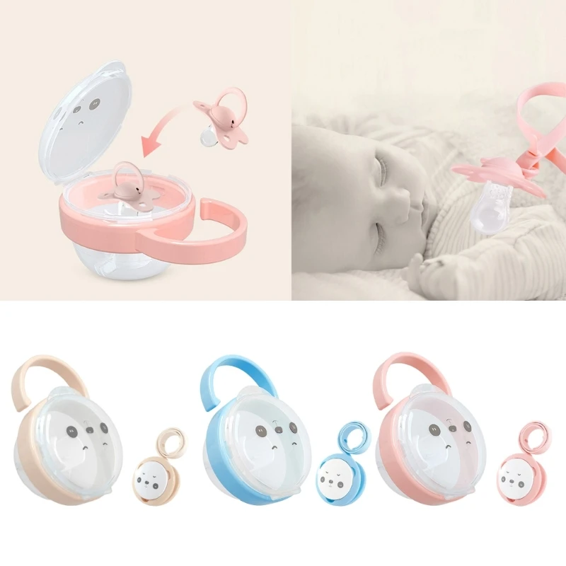 

Baby Pacifier Anti-drop Chain & Pacifier Teether Clip Strap Silicone Strap Infant Nipple Soother Chain Dummy Holder