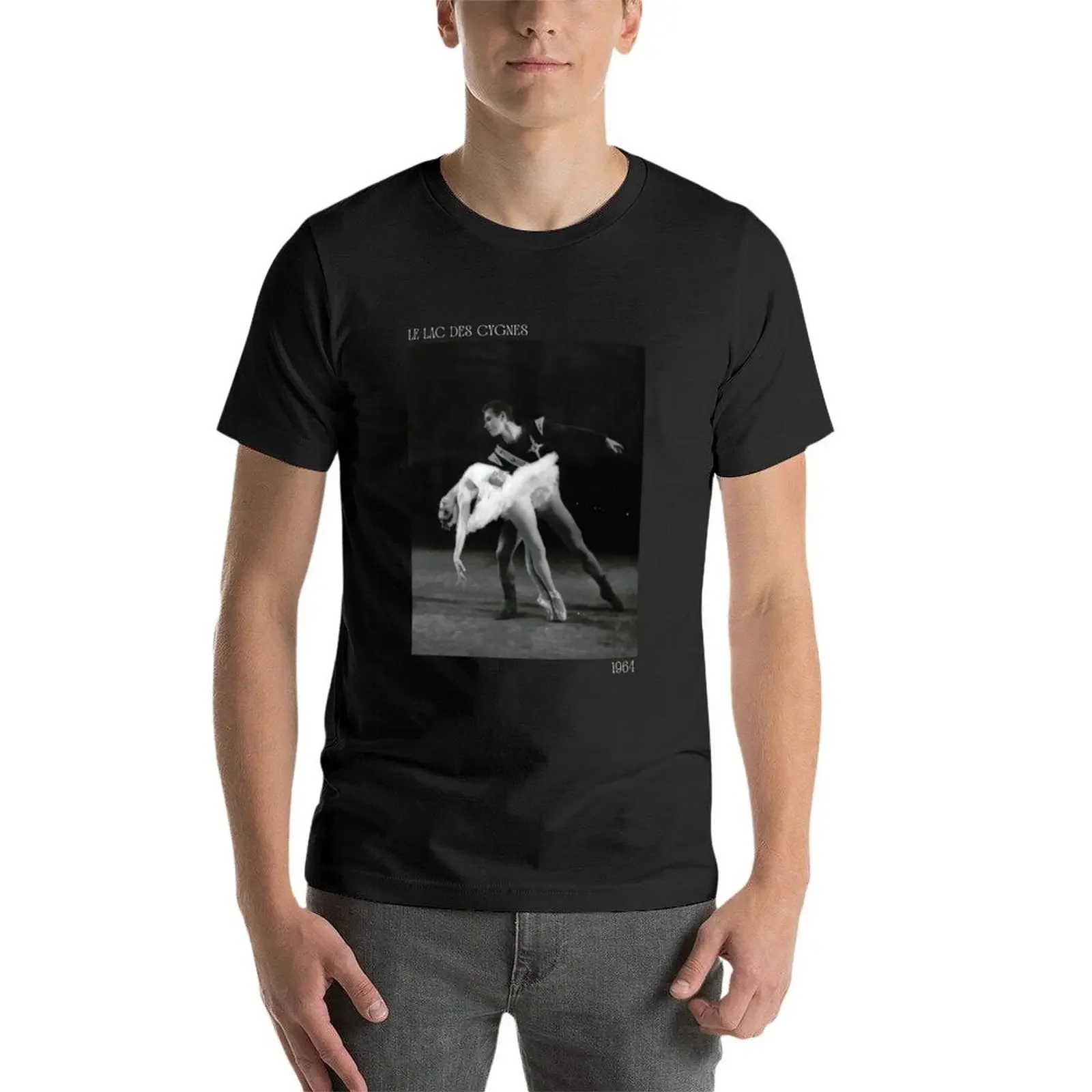 Лебединое озеро le lac des Cygnes 1964 футболка больших размеров таможенные рубашки