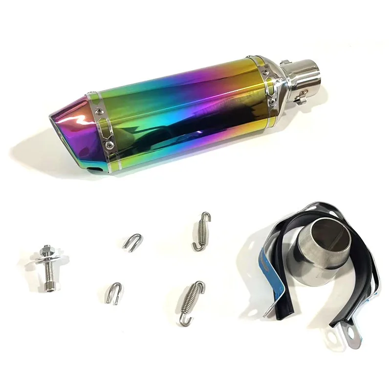 Модифицированный для Sports Fukusi Kawasaki гоночная шестиугольная выхлопная труба общего
