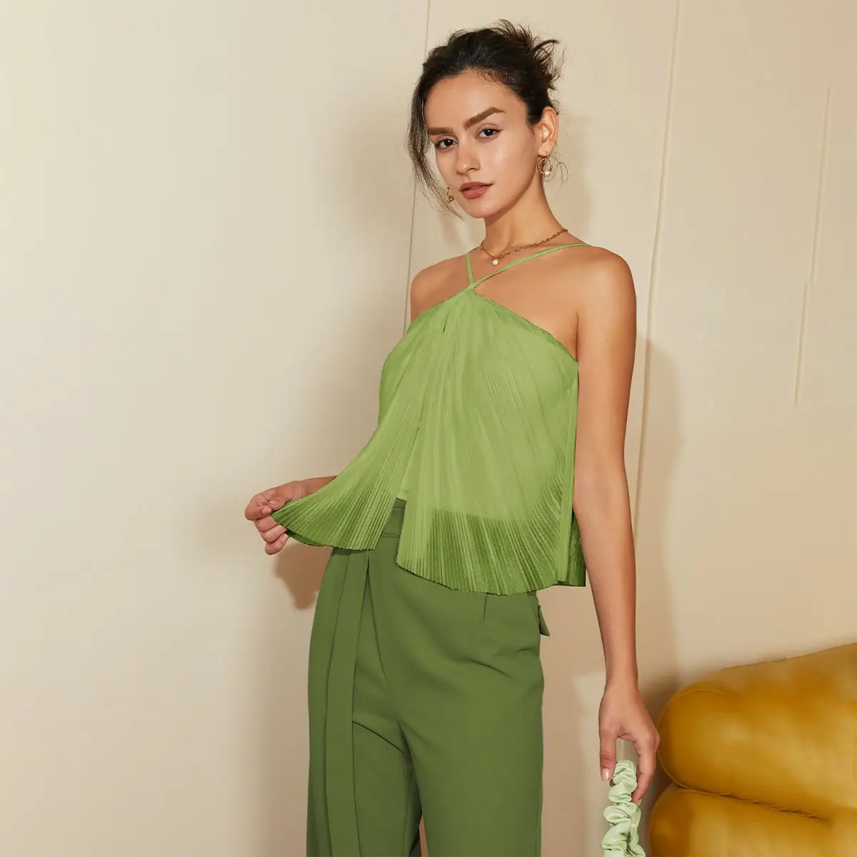 AEL женский шикарный сексуальный топ на бретельках повседневные майки без рукавов