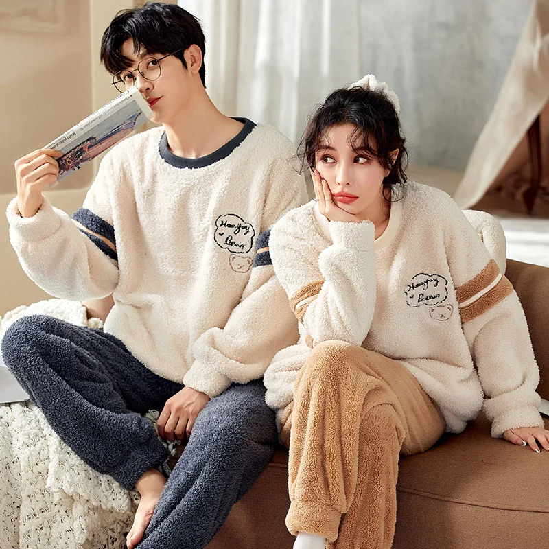 Флисовый пижамный комплект