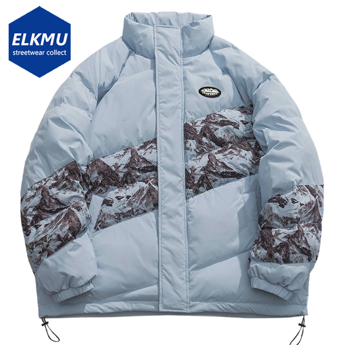 

Парка мужская зимняя с подкладкой, в стиле Харадзюку