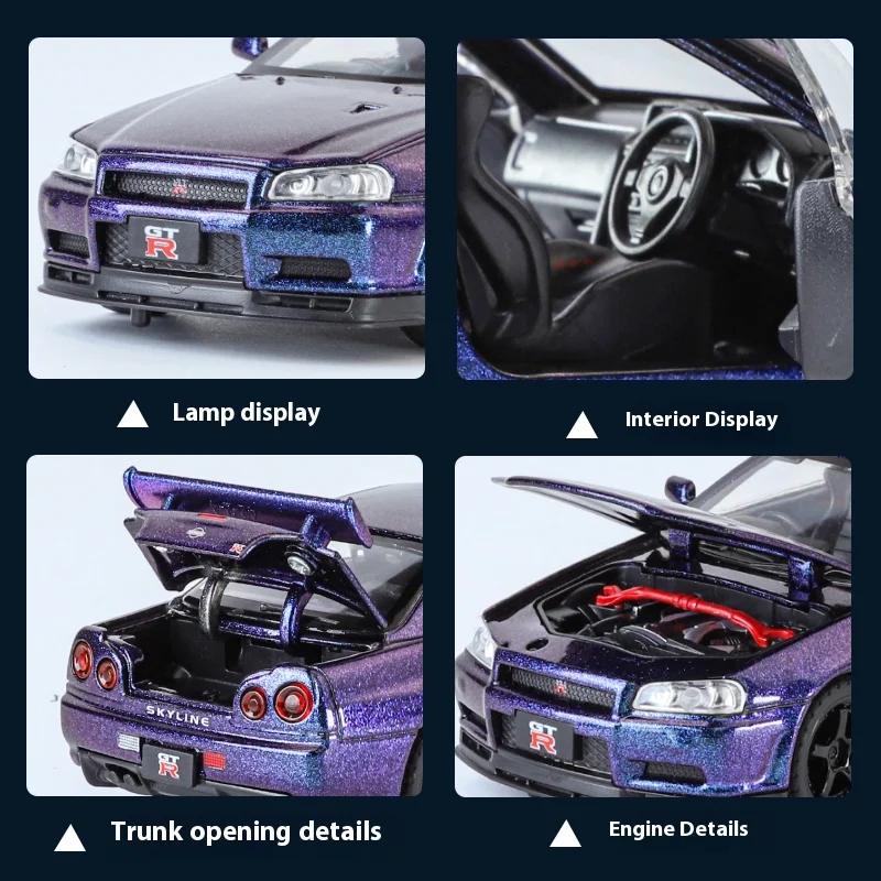 Maisto Nissan GTR R34 Skyline Supercar 1:32
