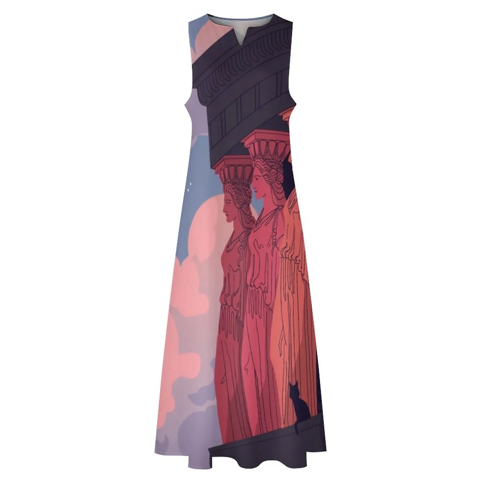 Длинное платье Caryatids at Dusk церемониальные платья женский летний комбинезон тренд
