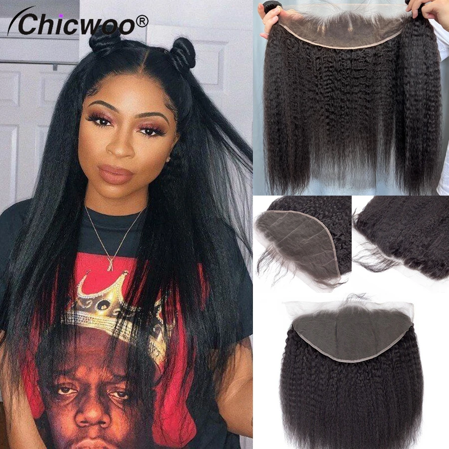 Real HD Invisible 13x6 13x4 7x7 6x6 5x5 4x4 Undetectable Lace Closure Frontal Brazilian Kinky Straight 100% Human Hair For Women