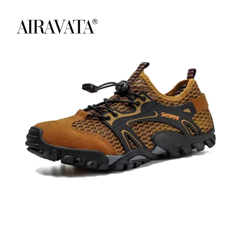 Trekking Wading Shoes for Men Hiking Professional Non-slip Shoes Summer Breathable Male Quick-dry Water Shoes