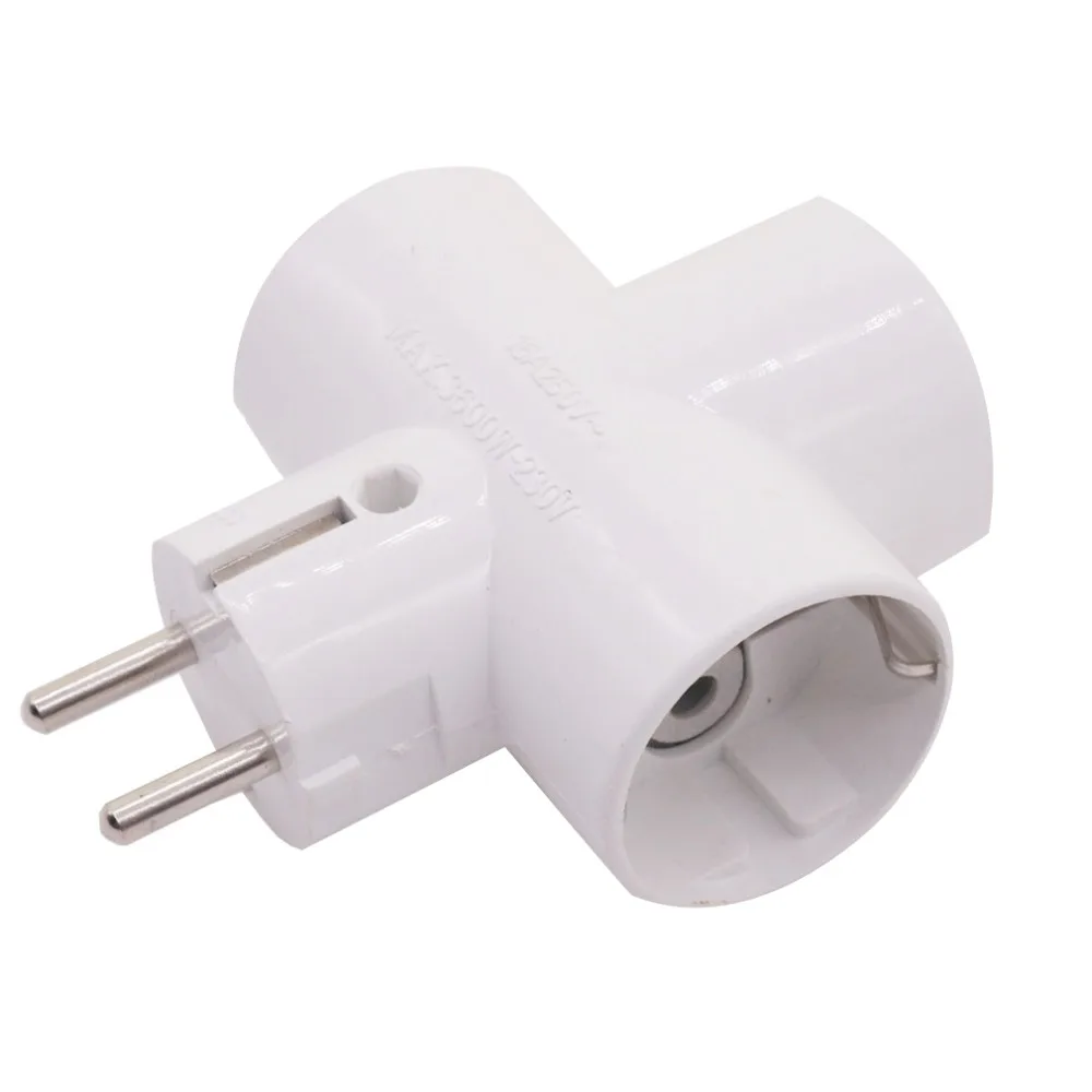 1 Pcs 16A MAX 250V 3600W Conversion Socket Wall Socket European Socket Power Supplies AC / DC Adapters Conversion Socket