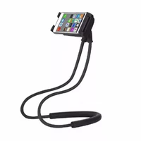 flexible mobile phone holder hanging neck lazy necklace bracket bed 360 degree flexible durable phones holder stand universal
