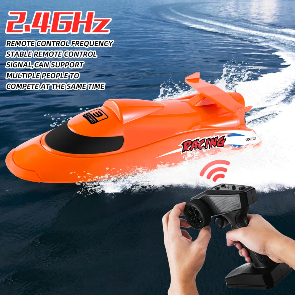 Скоростная лодка Flytec 30 км/ч с дистанционным управлением 2 4 ГГц |
