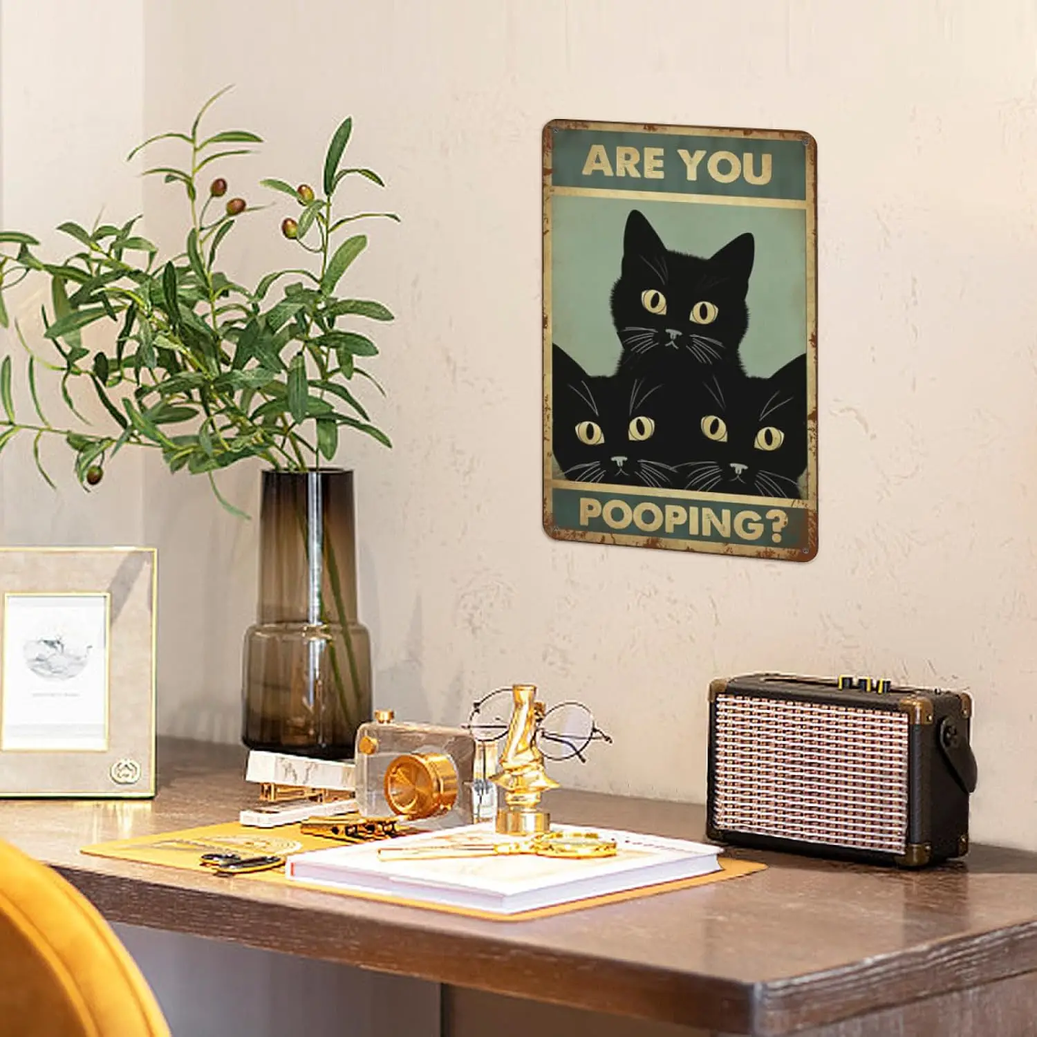 Re You Poopng3 Забавная плита Tn Sgn Wll rt для Grge Br Cffe Pub Coffee Home Broom Decor 8x12 nch