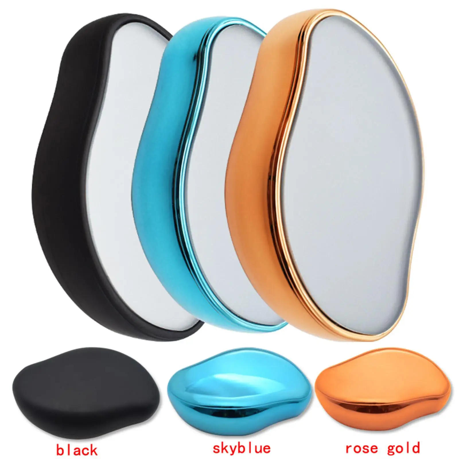 

Новые безболезненные Эпиляторы для физического удаления волос, Кристальные Эпиляторы для удаления волос, безопасная и легкая очистка, многоразовый инструмент для депиляции из стекла для красоты тела