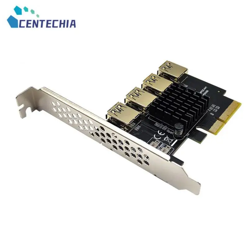 

Карта расширения Pcie 1-4 Pci-e 1x-4, с большим радиатором