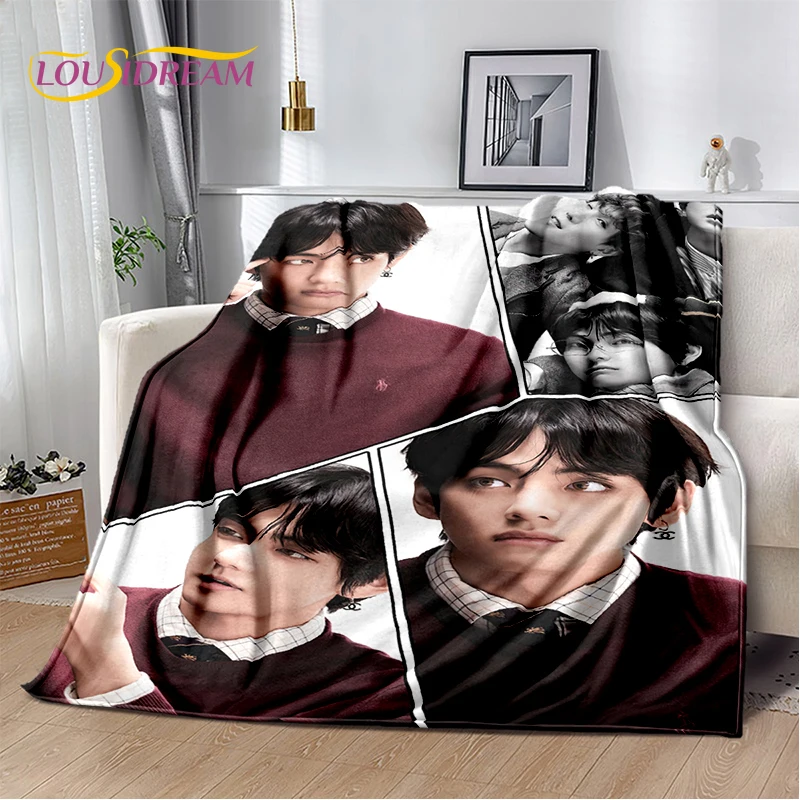 Одеяло KPOP Kim Seok Jin Tae Hyung V SUGA Agust D