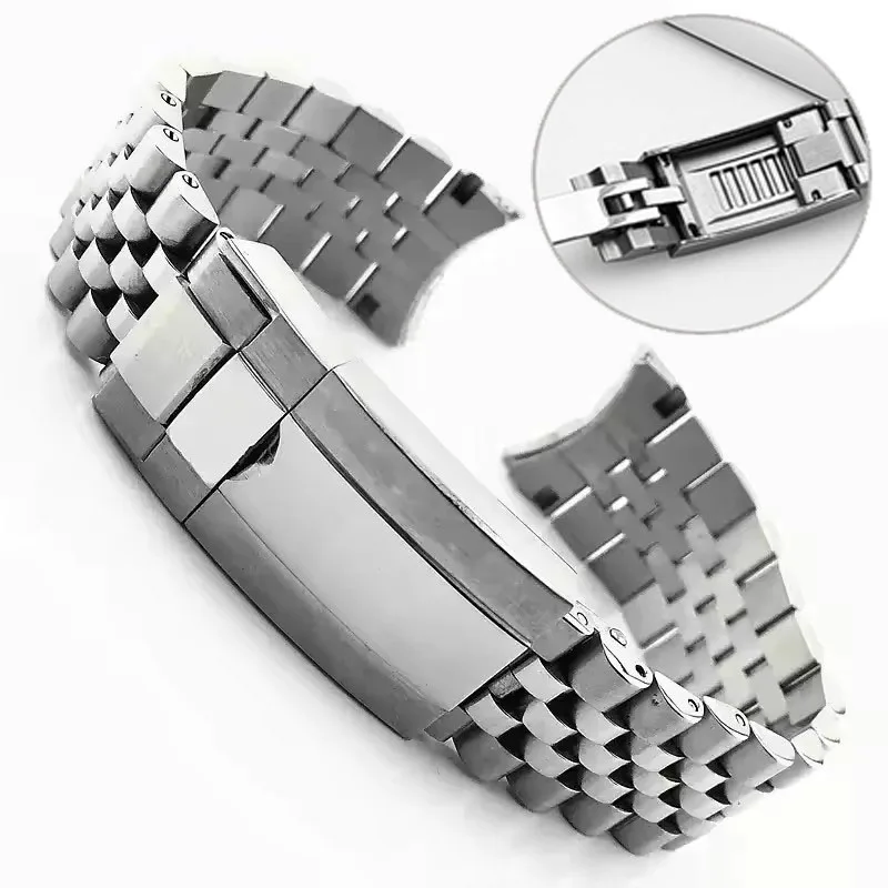 Ремешок для часов Jubilee 904 20 мм 21 Rolex Sub GMT Yacht Daytona мужской ремешок роскошная цепочка