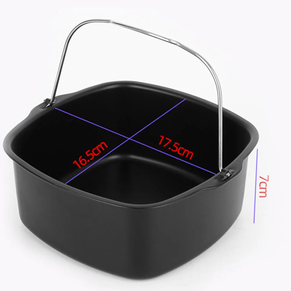 

8pcs/set Baking Tray Grill 7 Inch/8 Inch Air Fryer Accessories For All Airfryer 3.7 4.2 5.3 5 Kitchen Accessories Baking Tray