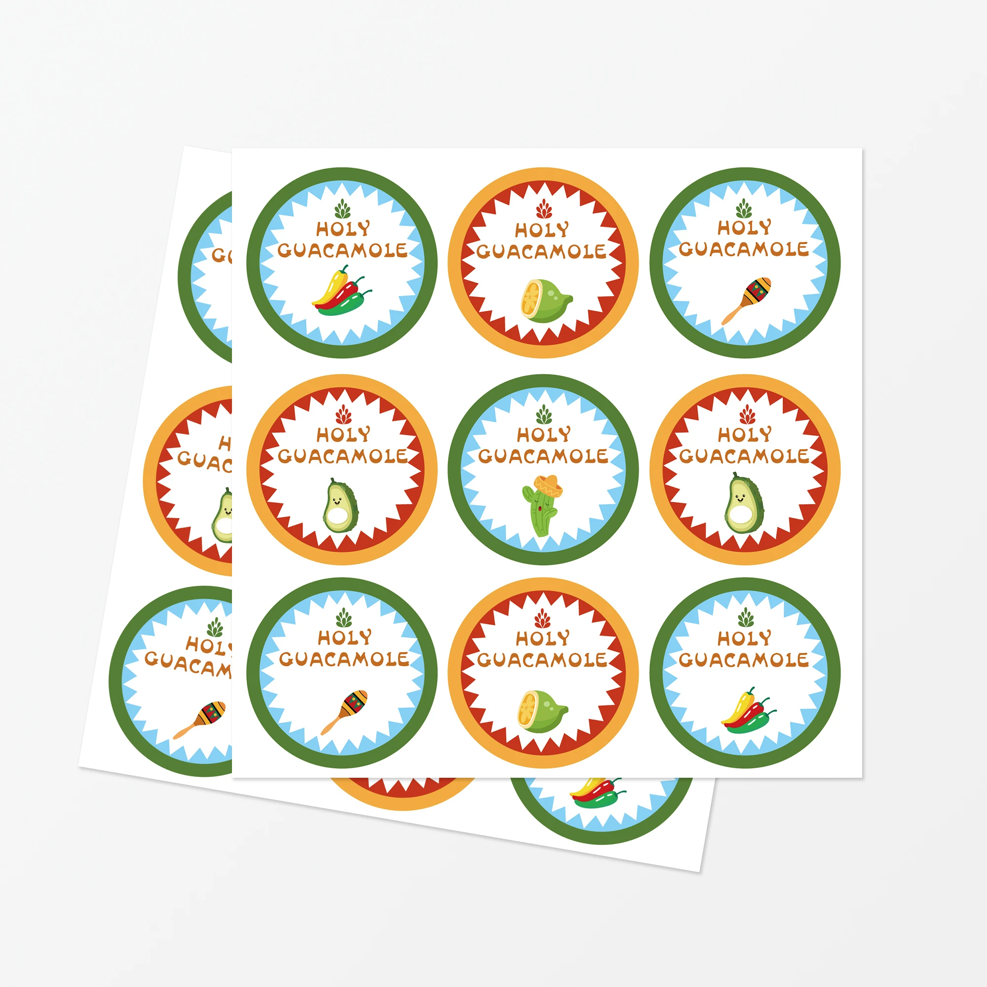 

KK004 180Pcs Cactus Mexican Birthday Party Gift Bags PVC Stickers Water Bottle Laptop Computer Waterproof Decorating Toy Sticker