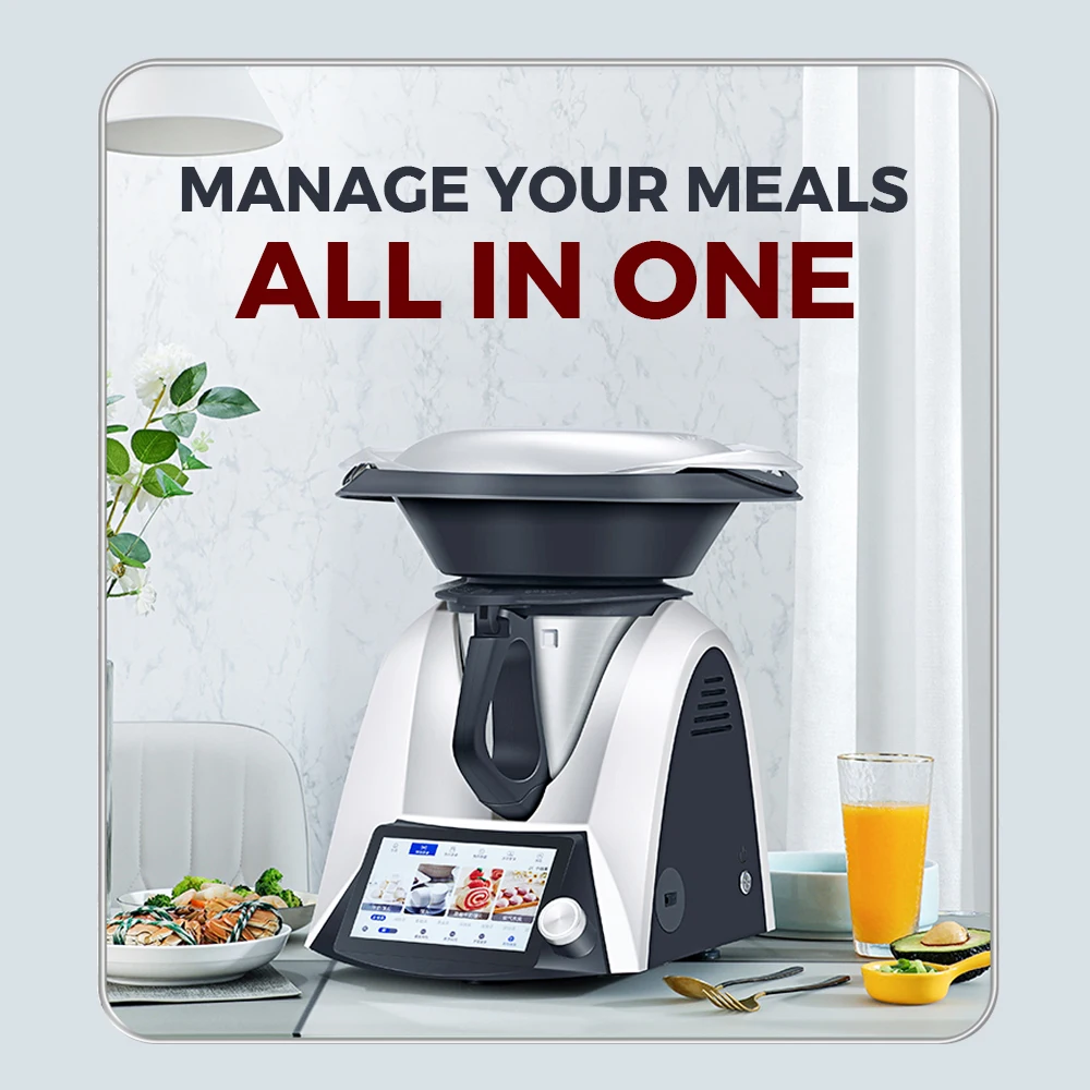 Home Used Smart Food Processor Blender Grinder Mixer Chopper Multifunctional Kitchen Robot for Puree Blender Like Thermomix