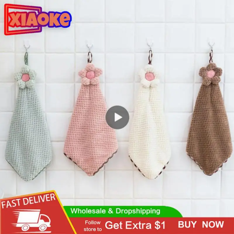 Coral Fleece Wipe A Towel Towel Cartoon Thickened