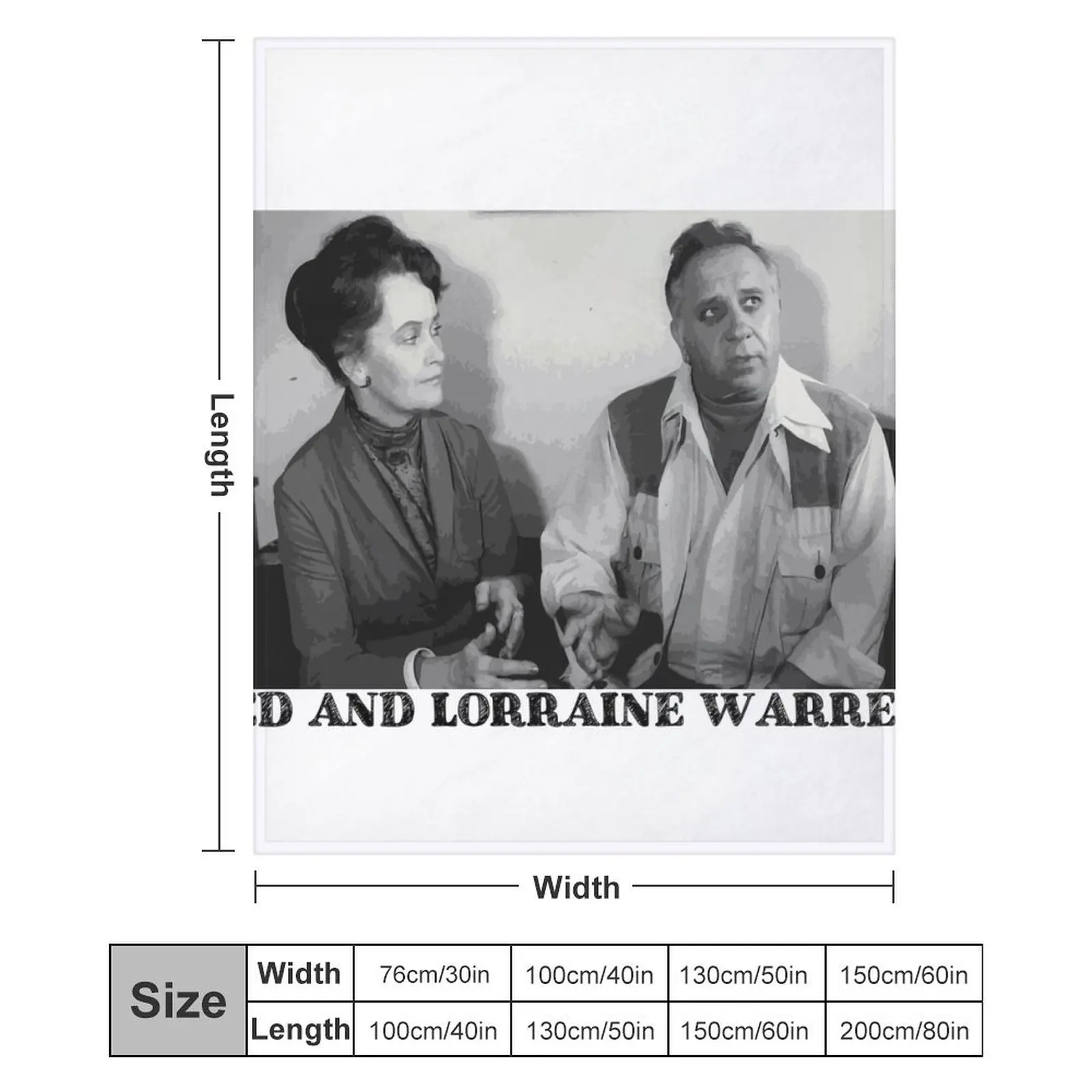 Фланелевое одеяло Ed and Lorraine Warren