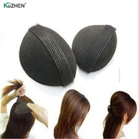 2pcs sponge hair maker styling twist magic bun hair base bump styling insert tool volume headwear lb