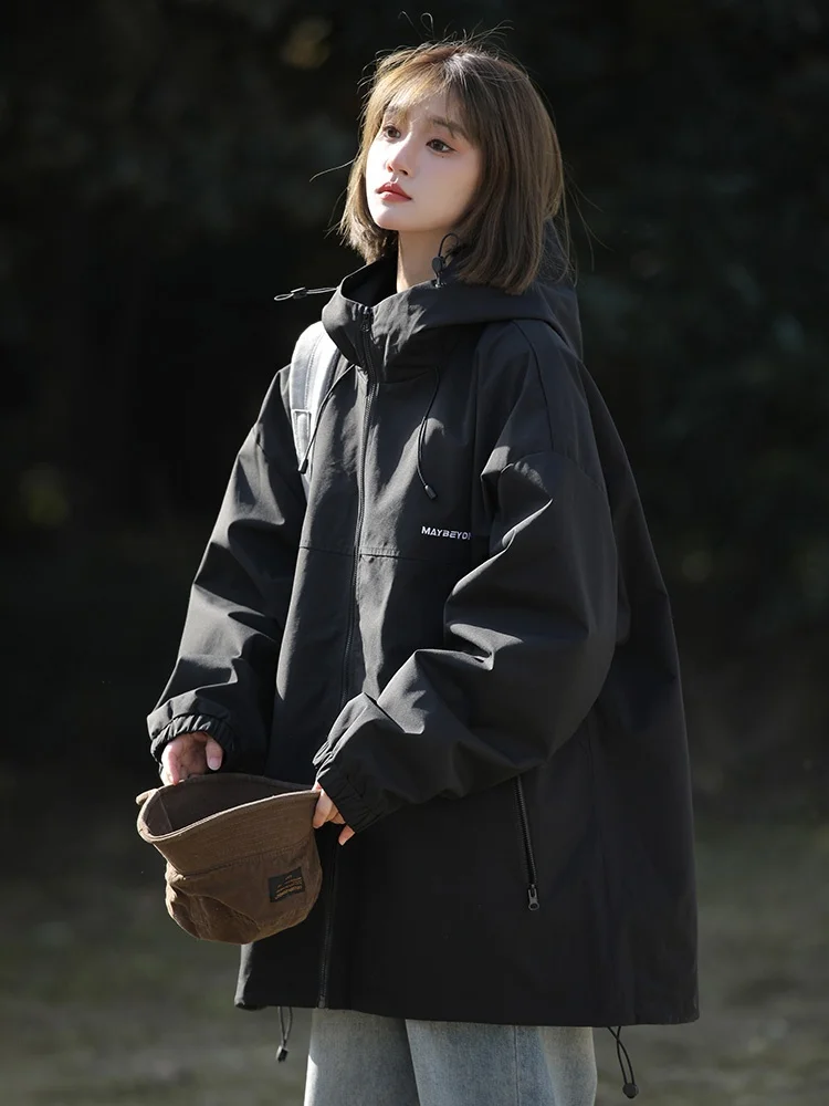 Осенняя японская модная толстовка-карго Citboy студенческая свободная