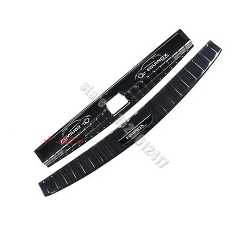 

Для Chevrolet Equinox 2017-2022, Стайлинг автомобиля, протектор из нержавеющей стали для заднего бампера, подоконник, протектор багажника, отделка, задн...