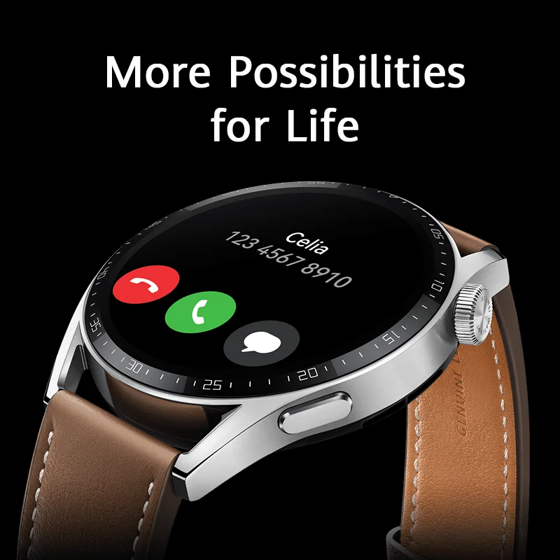 Новое поступление HUAWEI WATCH GT 3 на весь день Мониторинг SpO2 Срок службы батареи