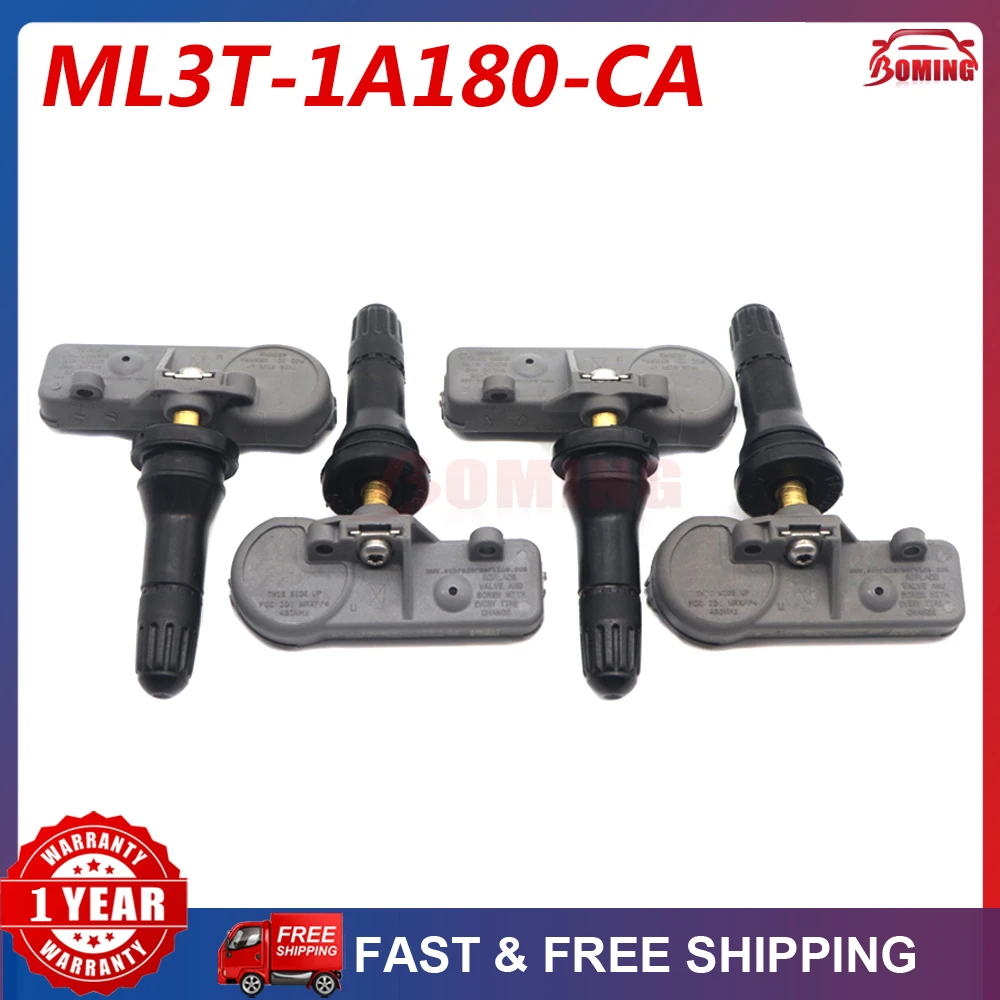 Новый автомобильный датчик давления в шинах TPMS ML3T-1A180-CA для Ford F150 F-Series SD DRW Bronco Lincoln