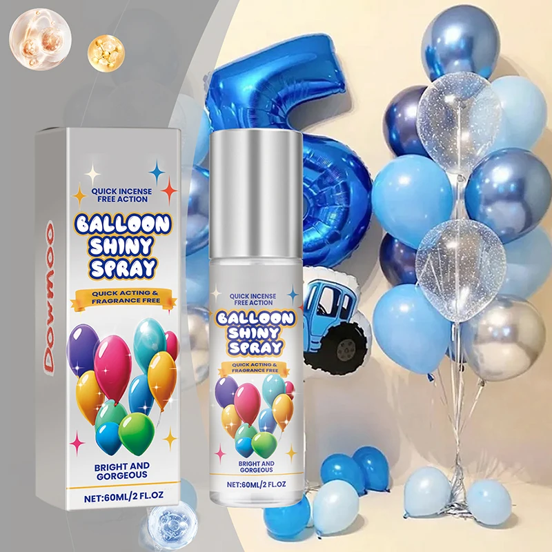 Блестящий Спрей Для Воздушных Шаров 60 Мл Осветляющий Латексных