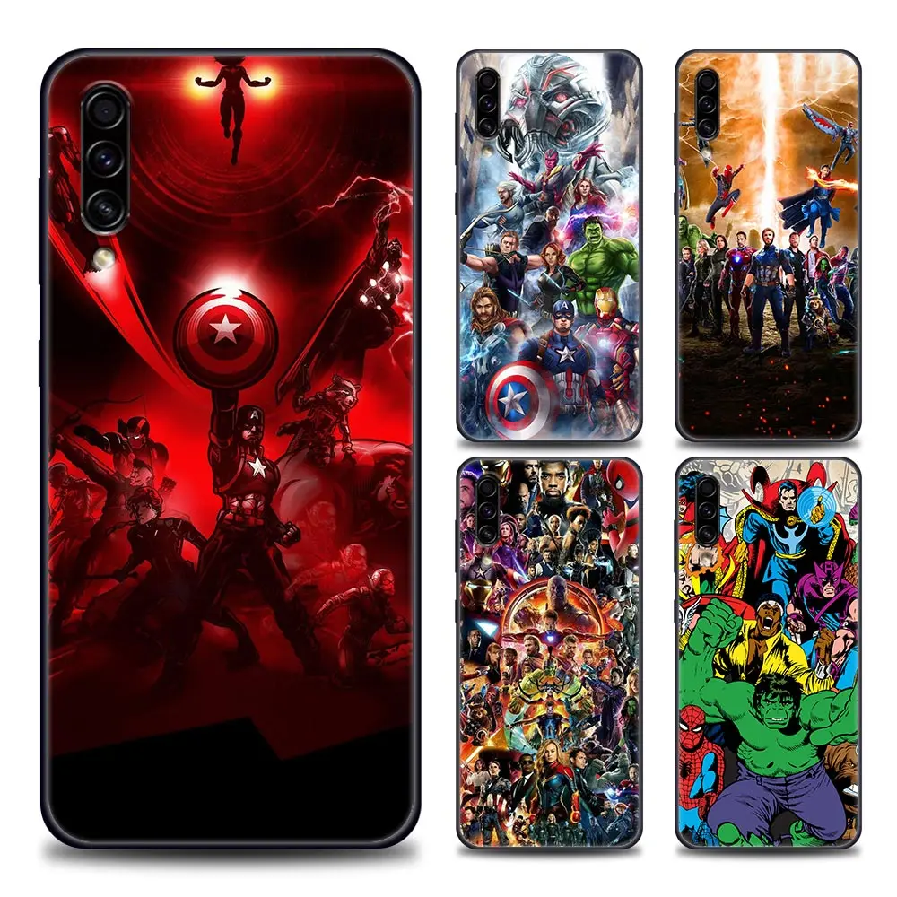 

Marvel The Avengers Superheroes Fundas Coques Case for Samsung A10 A20 A30 A40 A50 A60 A70 A90 Note 8 9 10 20 Ultra 5G Case Capa