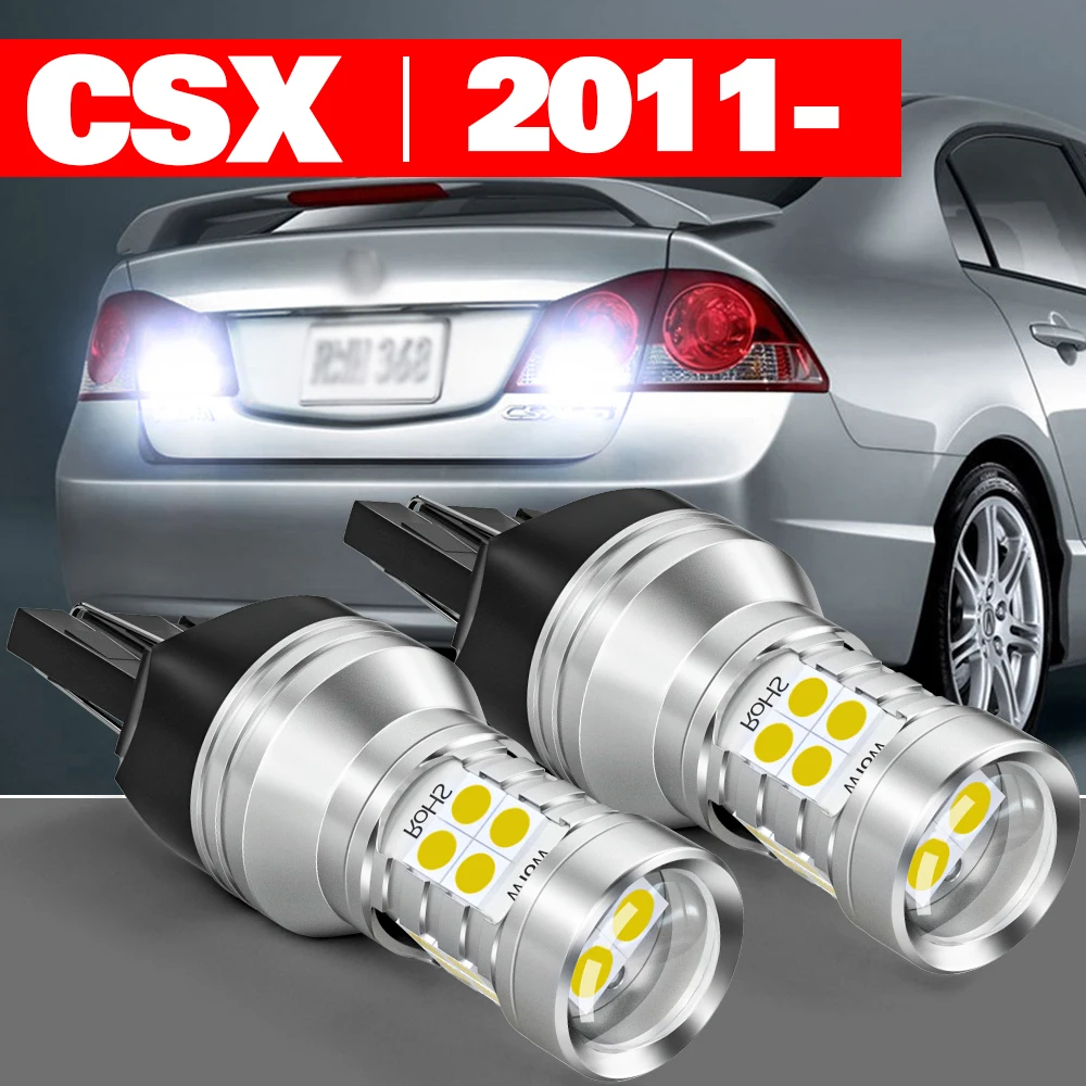 

For Acura CSX 2011-2021 Accessories 2pcs LED Reverse Light Backup Lamp 2012 2013 2014 2015 2016 2017 2018 2019 2020