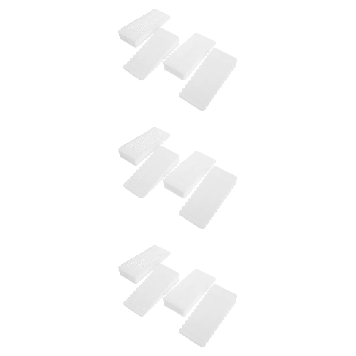 

12 Pcs Fridge Door Stopper Table Shims Rubber Heightening Pad Desktop Furniture Levelers Uneven Floors Leveling