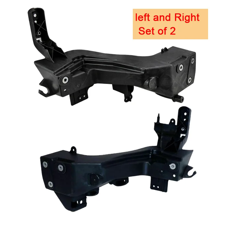 

Left & Right Radiator Support For 2014-2021 Jeep Grand Cherokee Black Set of 2