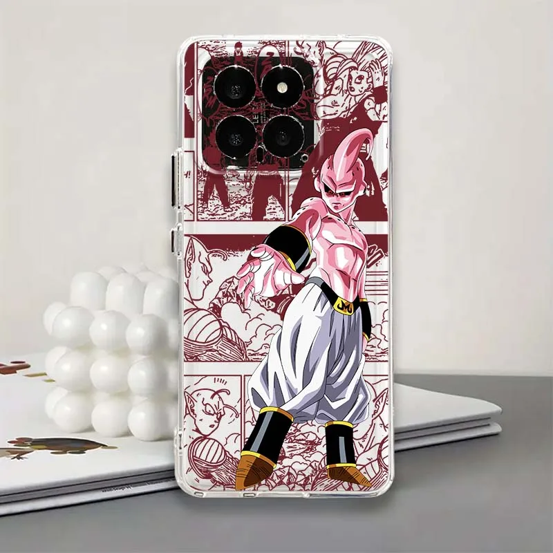 Чехол для телефона Dragon Ball Anime Buu для Xiaomi 17 15 14 13 12 12S 12X 12T 11 11T Pro max Lite ultra TPU, прозрачный (art.: 3920d8369d0c1) - 3920d8369d0c1