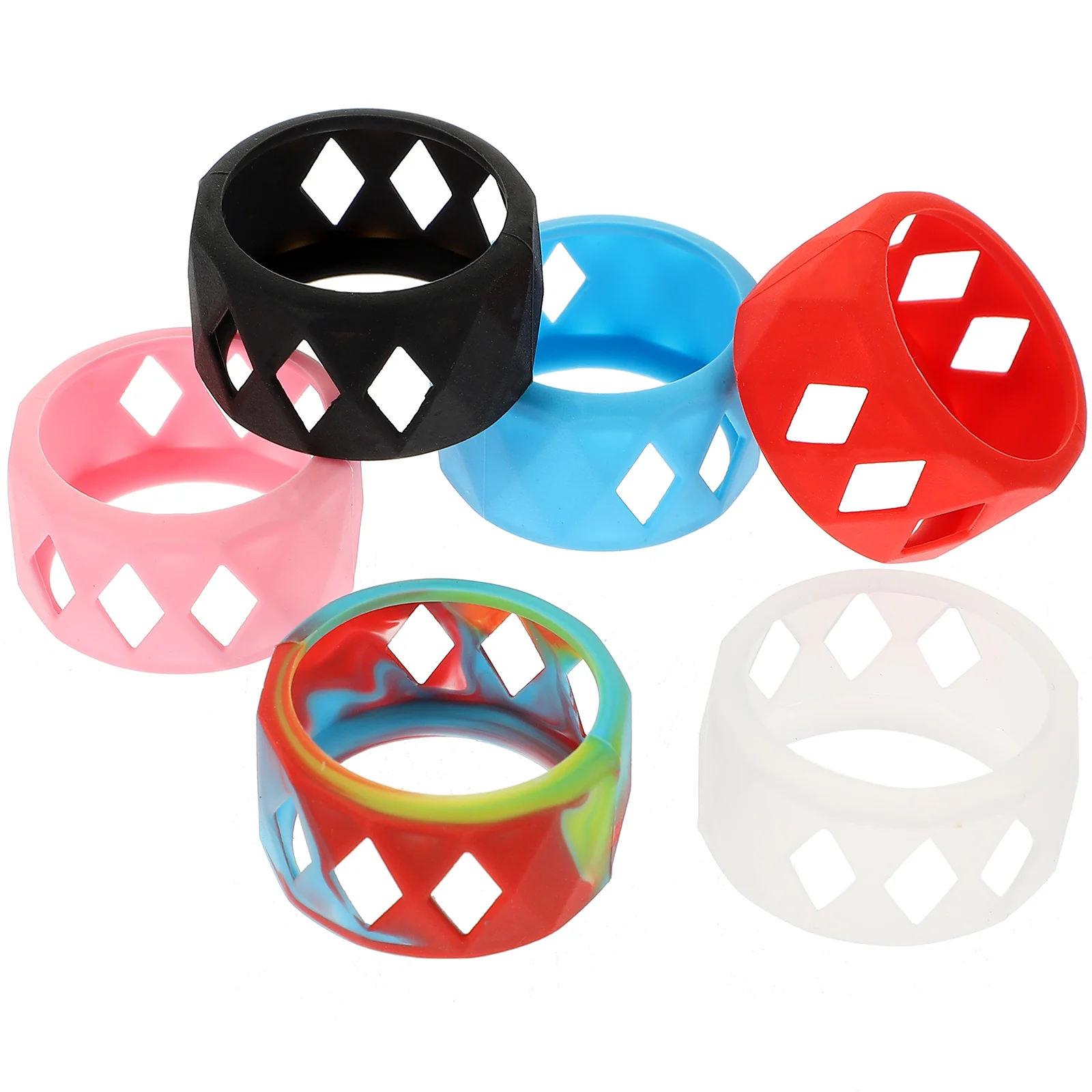 

Sleeve Ring Silicone Non Skidhollow Out Protection Soft Antisupple Band Sleeves