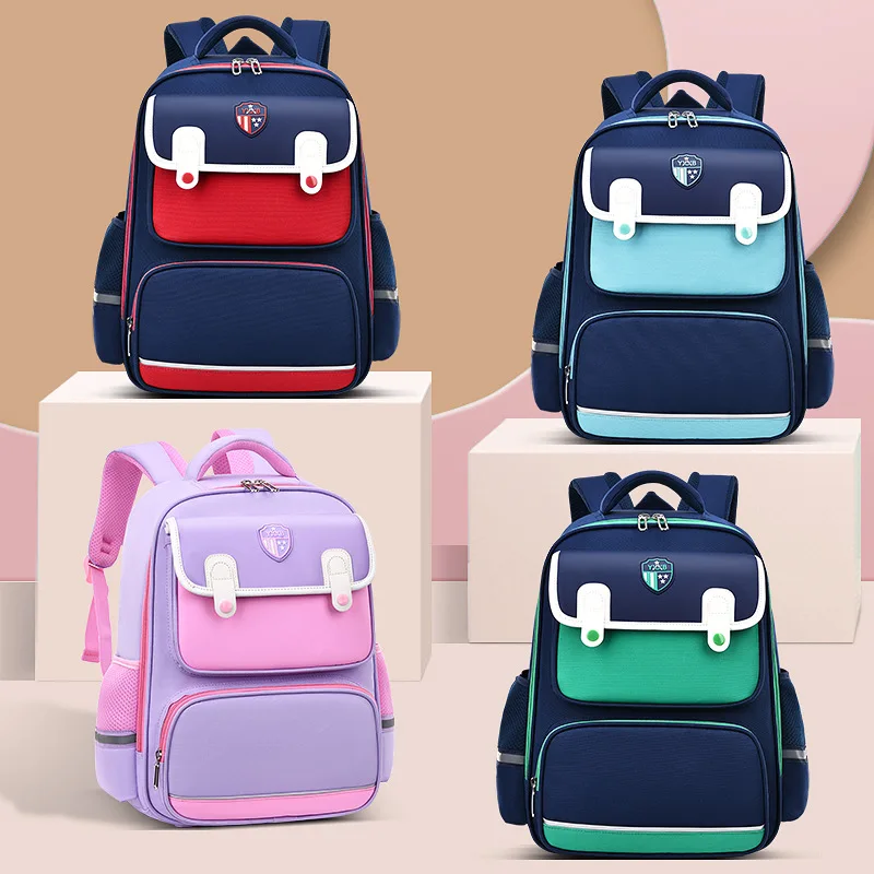 New Boys Primary School Bags for Kids Children Teens Girls Backpack Large Capacity Waterproof Bookbag Multiple Pockets Schoolbag
