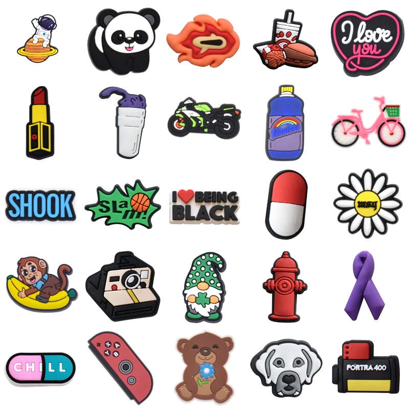 

Wholesale Bulk Women Charm Girl Boy Gifts Para Pins Decorations for Crocs Packs Men Shoes Accessories Shoe Charms Set Jeans Kids