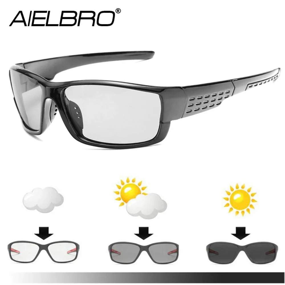 Поляризационные очки 2020 мужские велосипедные MTB фотохромные Защита