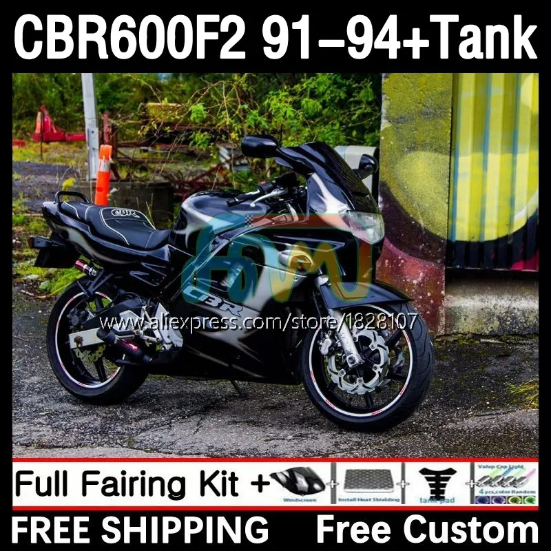 

Body +Tank For HONDA CBR600 CBR 600F2 600 F2 FS Silver flames 20No.40 CBR600F2 91 92 93 94 CBR600FS 1991 1992 1993 1994 Fairing