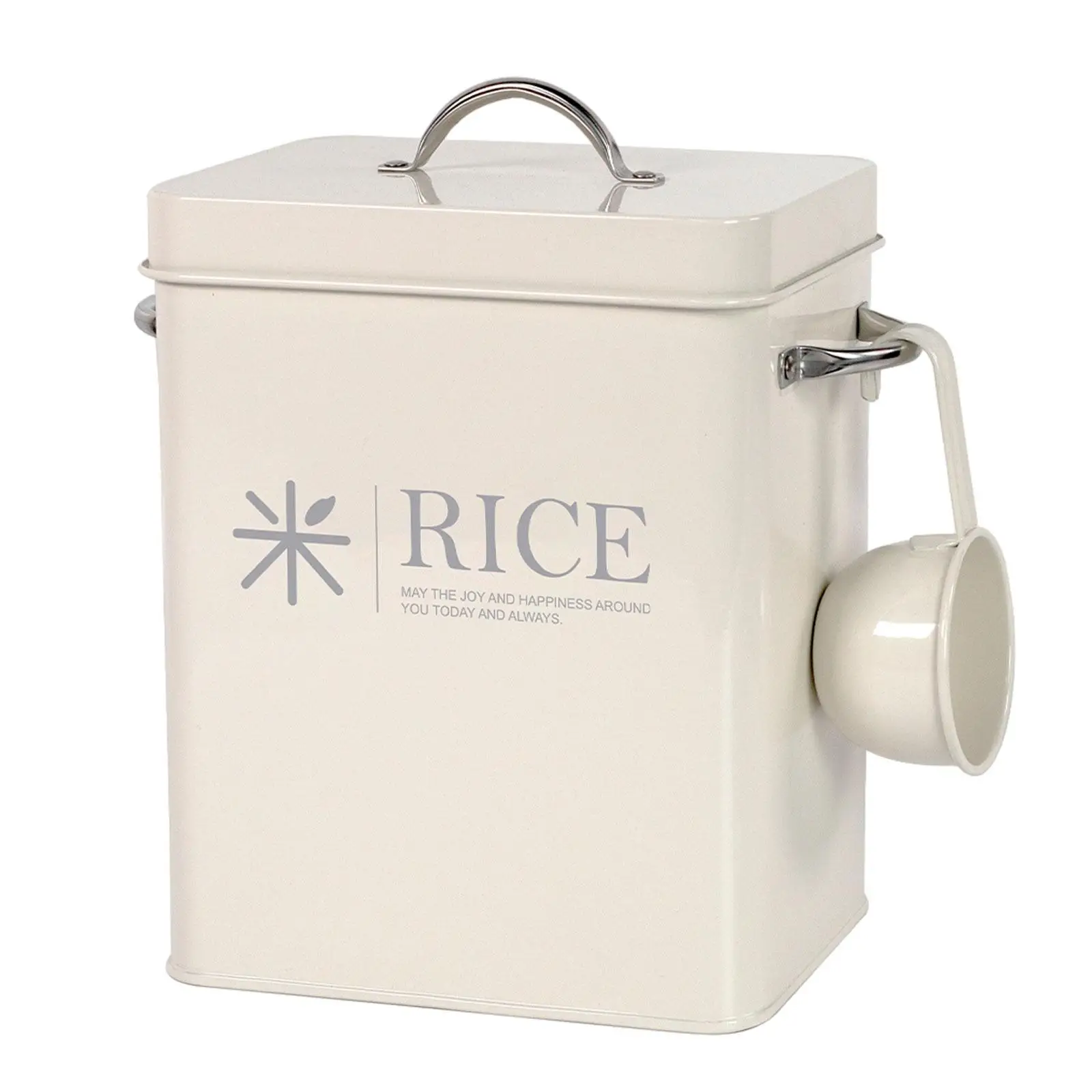 

Metal Rice Storage Container Portable Pots for Cooking Countertop Camping