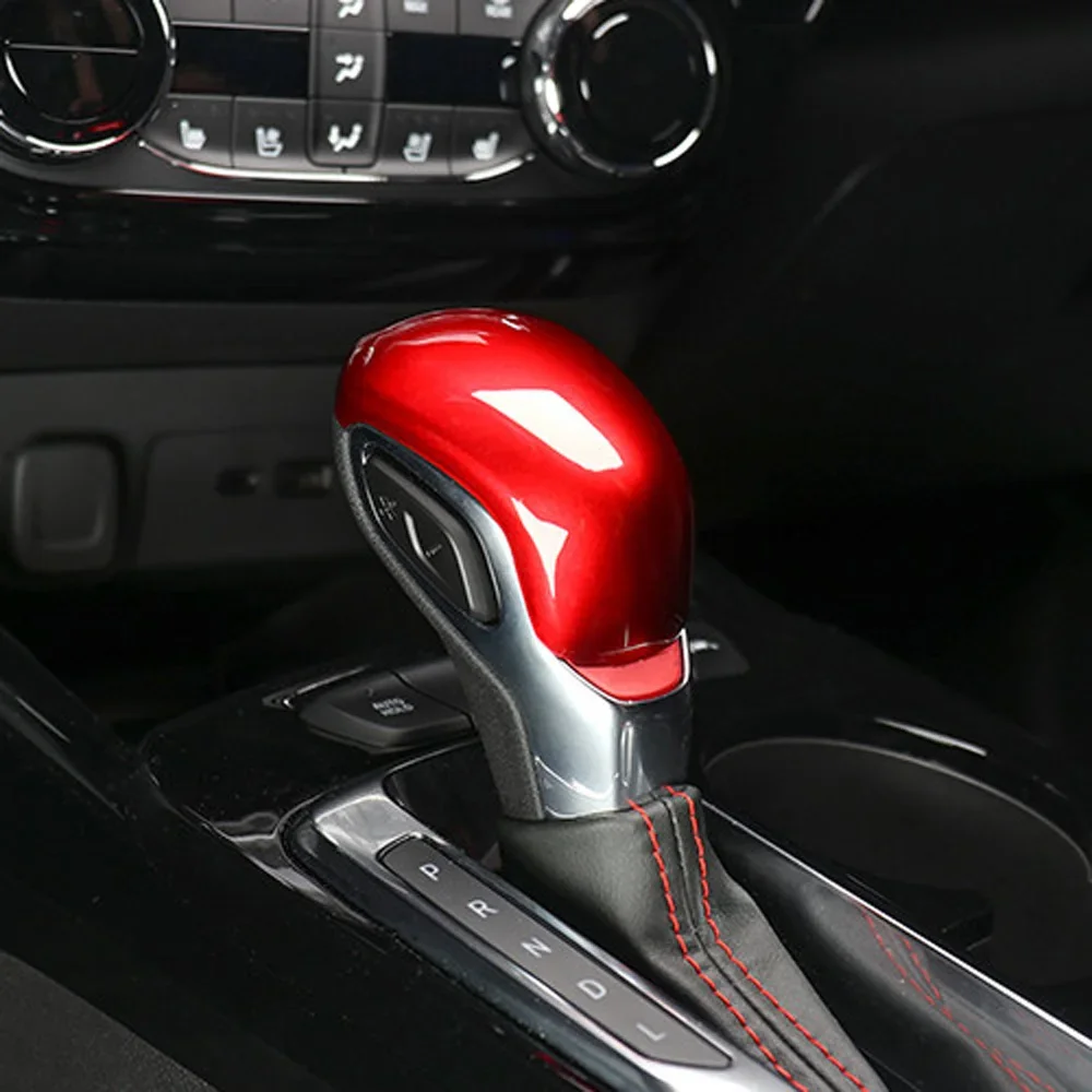 Красная ручка переключения передач из углеродного волокна для Chevrolet Trax 2024 Trailblazer