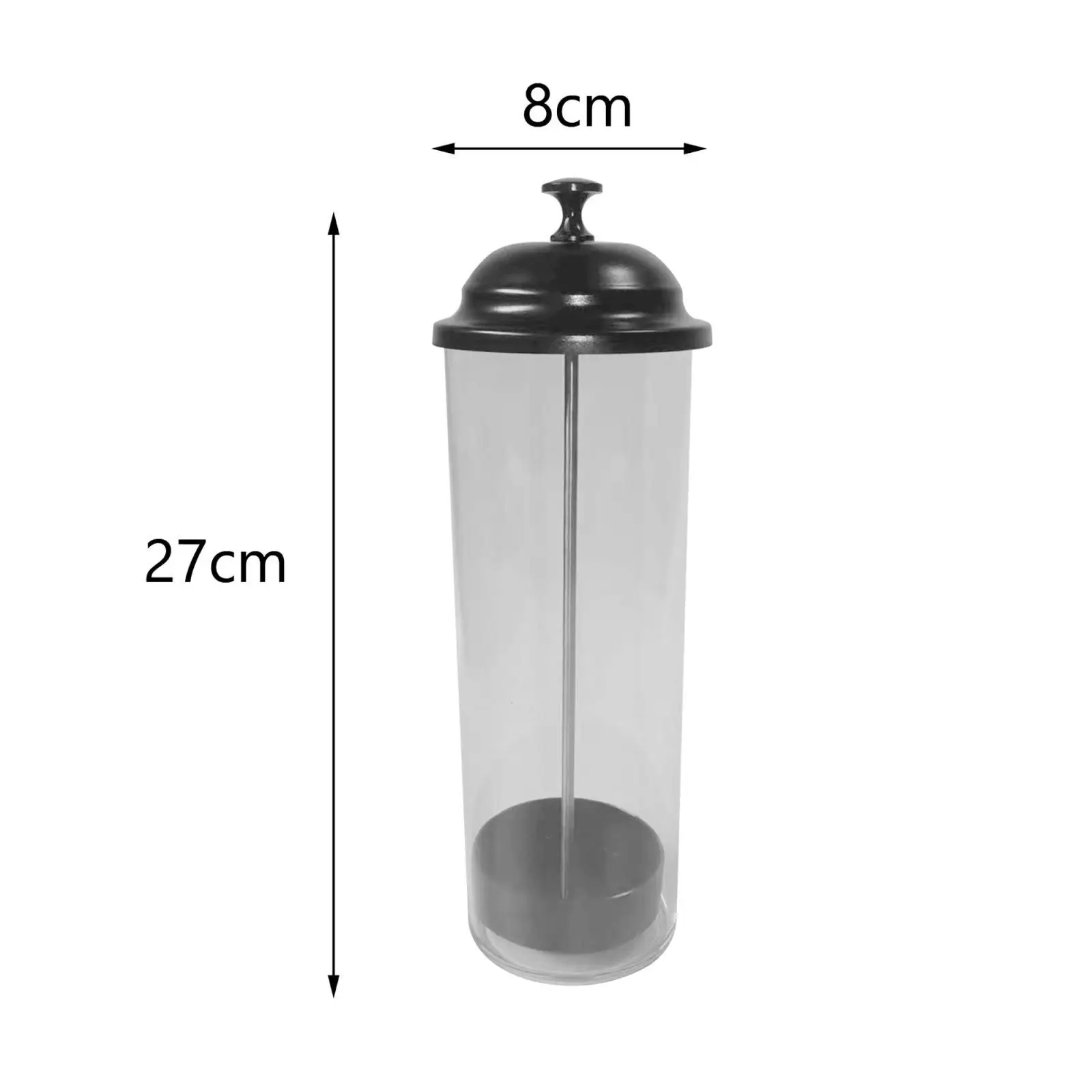 Соломенный держатель с крышкой прозрачный соломенный контейнер для дома